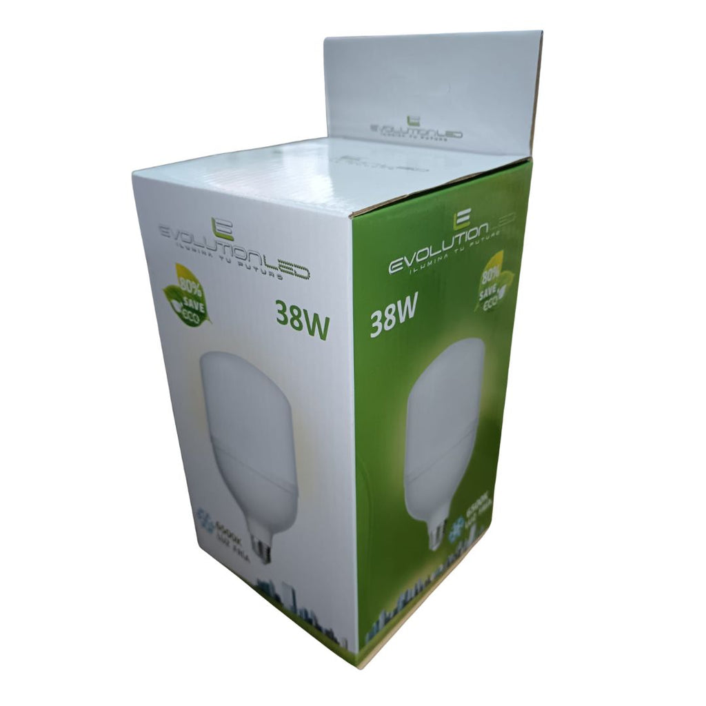 LAMPARA LED SERIE T100 38W LUZ FRIA