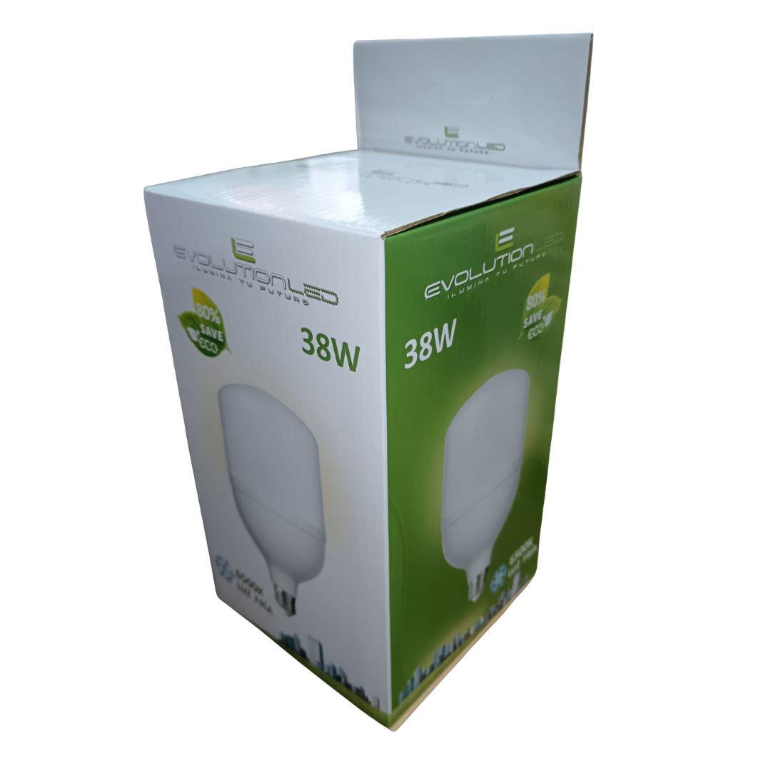 LAMPARA LED SERIE T100 38W LUZ FRIA