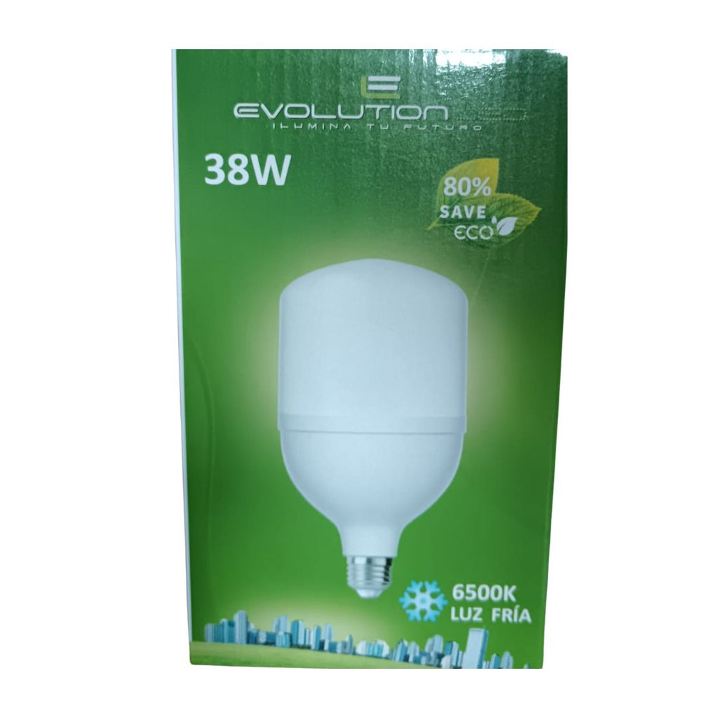 LAMPARA LED SERIE T100 38W LUZ FRIA