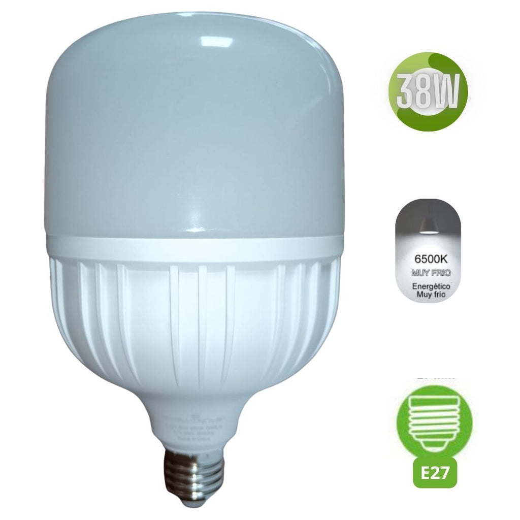 LAMPARA LED SERIE T100 40W LUZ FRIA