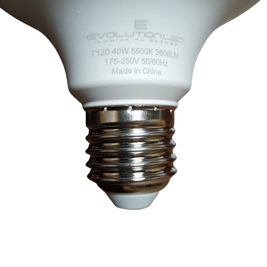 LAMPARA LED SERIE T100 40W LUZ FRIA