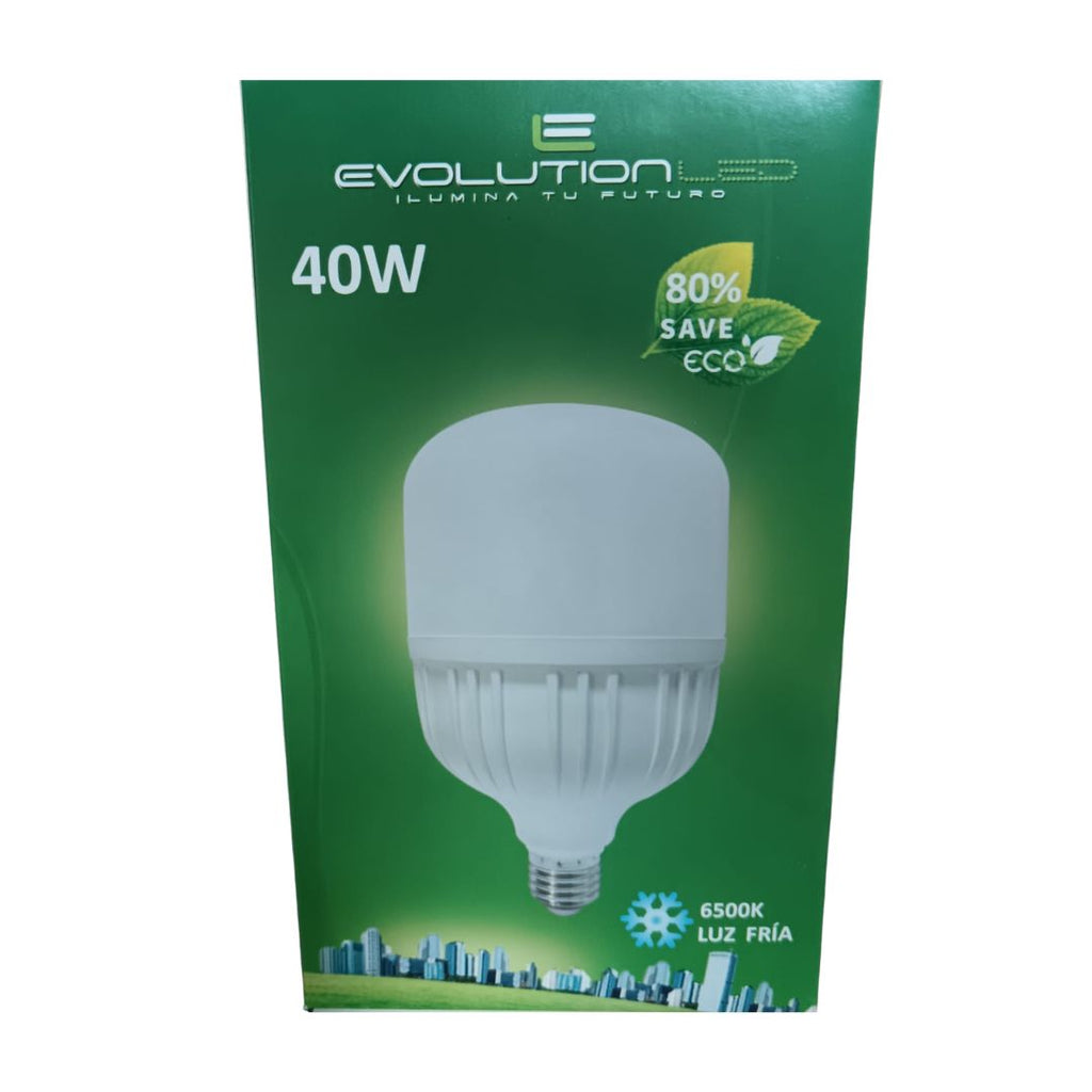 LAMPARA LED SERIE T100 40W LUZ FRIA
