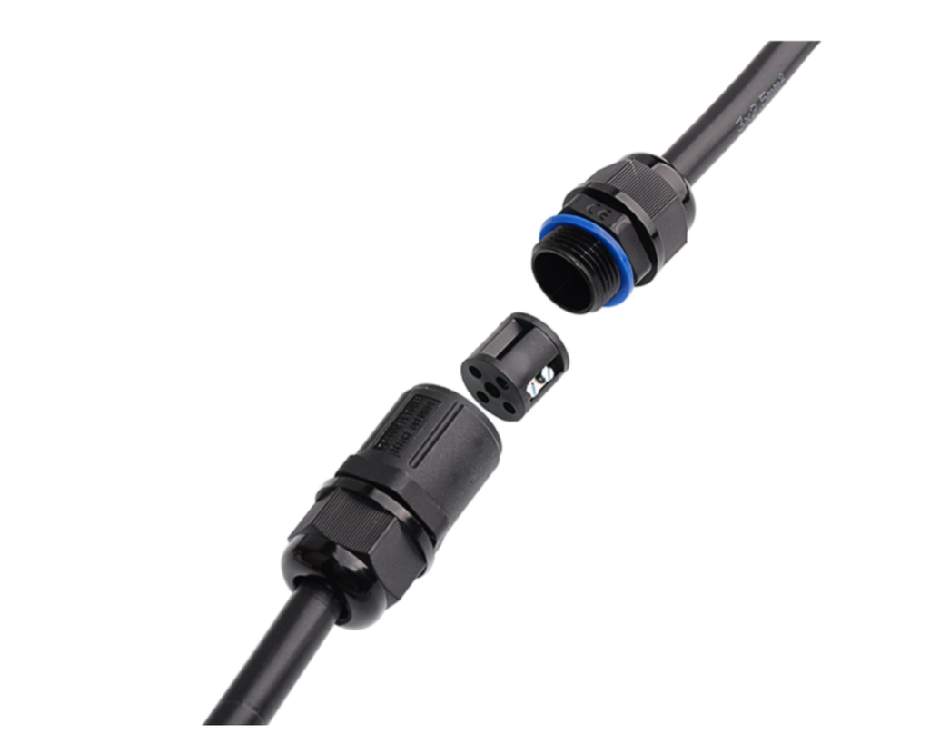 UNION IMPERMEABLE 4 CONTACTOS 0,5 A 2,5MM