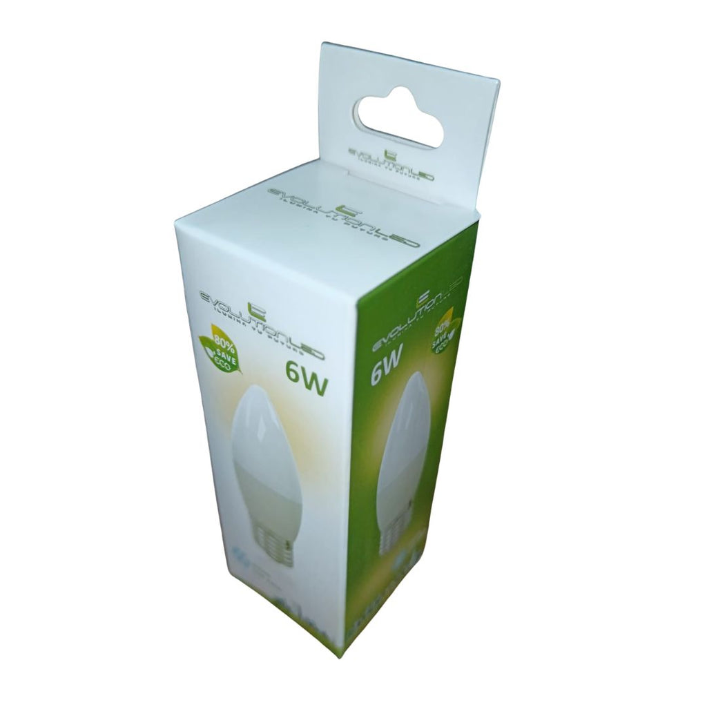 LAMPARA LED C37 6W LUZ FRIA