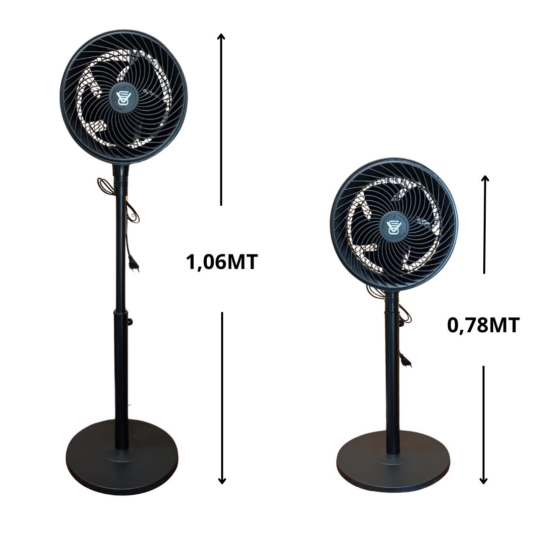 Ventilador Circulación NEGRO